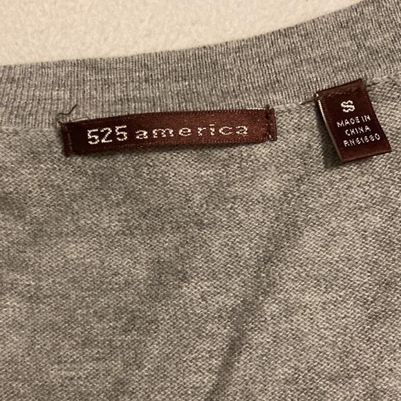 Long grey short sleeve sweater - Picture 2 of 4